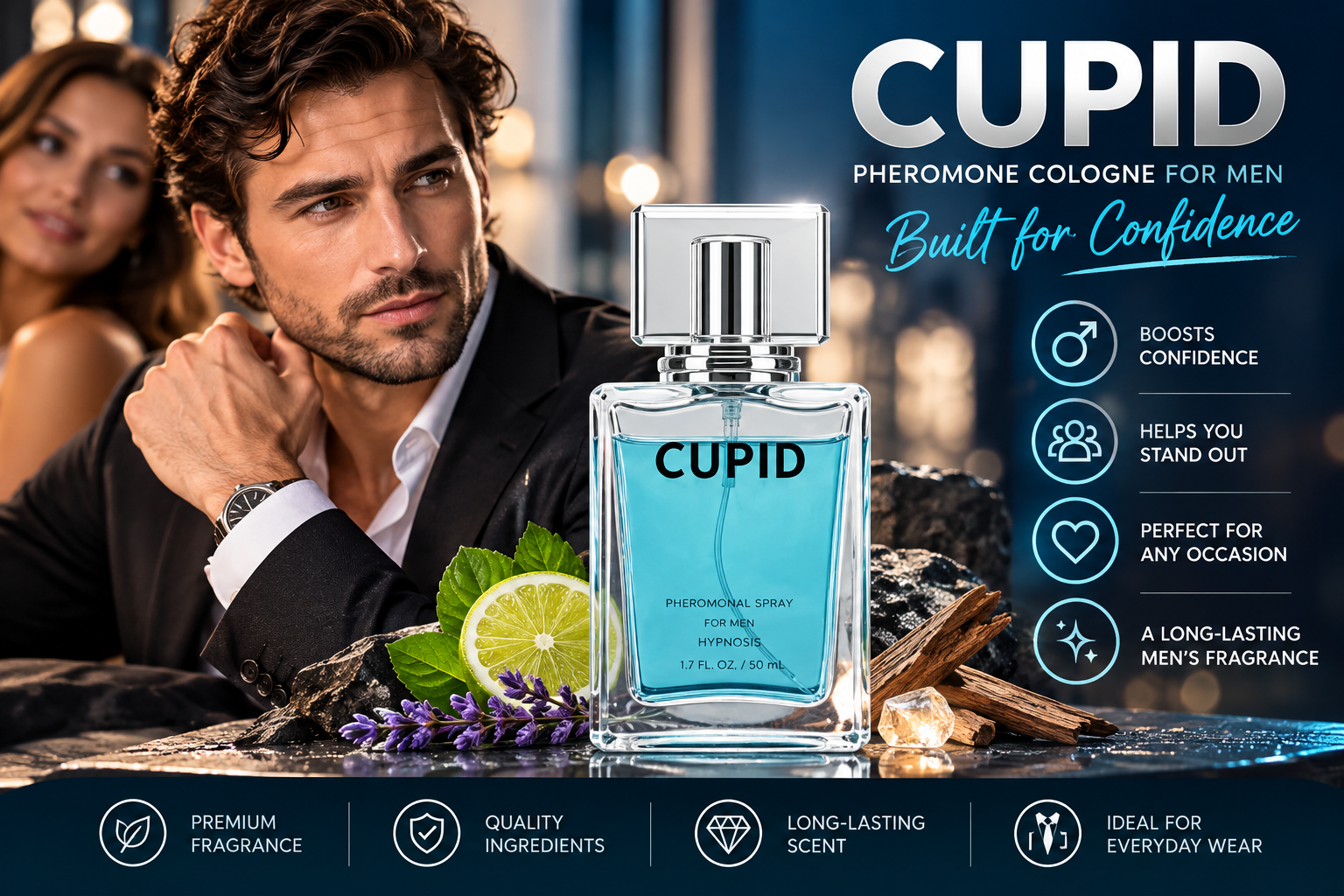 Hypnosis Cologne for Men: A Pheromone-Infused Fragrance for Confidence, Style & Everyday Presence