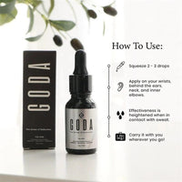 GODA For Him men's cologne sleek matte black bottle