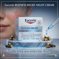 Eucerin Redness Relief Facial Night Moisturizer 1.7 oz