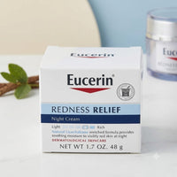REDNESS RELIEF Night Cream 1.7oz Dermatological Sensitive Skincare NIB